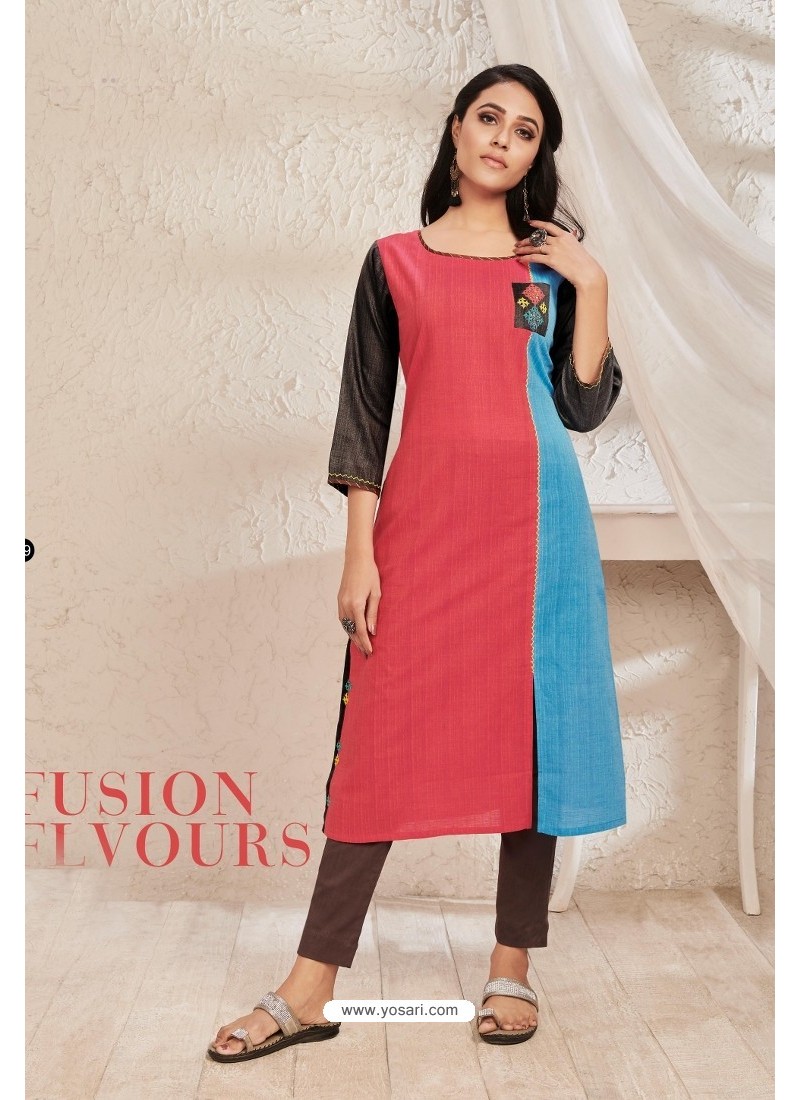 multi coloured kurtis