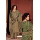 Beige Party Wear Readymade Palazzo Salwar Suit