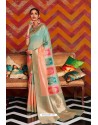 Multi Colour Soft Crystal Silk Party Wear Saree