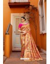 Multi Colour Silk Jacquard Work Designer Saree