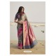 Grey Silk Jacquard Work Designer Saree