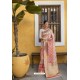 Cream Silk Jacquard Work Designer Saree