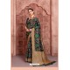 Eye Catching Black Silk Jacquard Work Designer Saree