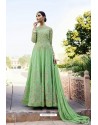 Green Heavy Designer Royal Georgette Aanarkali Suit