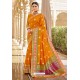 Mustard Traditional Designer Banarasi Silk Saree