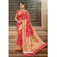 Red Designer Traditional Wear Silk Saree