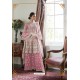 Light Pink Heavy Designer Soft Net Sharara Suit