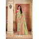 Green Designer Traditional Wear Banarasi Soft Silk Saree