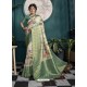 Sea Green Designer Traditional Wear Soft Art Silk Saree