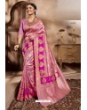 Hot Pink Cotton Silk Latest Designer Saree