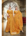 Mustard Designer Traditional Wear Saree