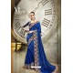 Royal Blue Designer Traditional Wear Saree