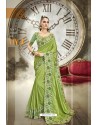 Green Designer Traditional Wear Saree