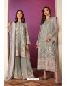 Olive Green Butterfly Net Party Wear Designer Suit