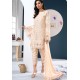 Off White Georgette Party Wear Designer Suit