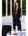 Trendy Black Butterfly Net Party Wear Designer Suit