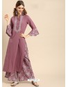 Old Rose Casual Wear Readymade Kurti With Bottom