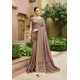 Old Rose Designer Vichitra Silk Festive Wear Saree
