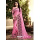 Hot Pink Rangoli Silk Embroidered Designer Saree