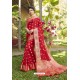 Red Latest Designer Silk Traditional Wear Saree