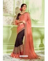 Multi Colour Latest Silk Embroidered Designer Saree