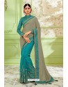 Multi Colour Latest Silk Embroidered Designer Saree