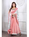 Peach Latest Heavy Designer Party Wear Suit