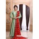 Sea Green Latest Heavy Designer Party Wear Suit