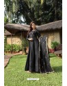 Black Latest Heavy Designer Party Wear Suit