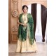 Cream Latest Heavy Designer Party Wear Suit