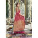 Hot Pink Latest Designer Festive Wear Saree