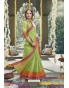 Green Latest Designer Festive Wear Saree