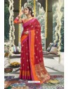 Red Latest Designer Festive Wear Saree