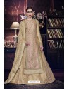 Beige Heavy Embroidered Designer Wedding Suit