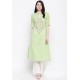 Sea Green Readymade Casual Wear Kurti