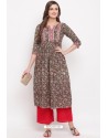 Mehendi Readymade Casual Wear Kurti