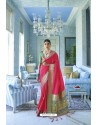 Rani Pink Latest Designer Classic Silk Saree