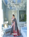 Grey Latest Designer Classic Silk Saree