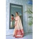 Off White Latest Designer Classic Silk Saree