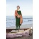 Dark Green Pure Satin Georgette Party Wear Straight Suit