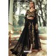 Black Designer Georgette Heavy Embroidered Suit