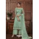 Sea Green Heavy Thread Embroidered Designer Suit