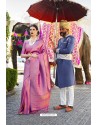 Rani Pink Designer Classic Pure Silk Saree