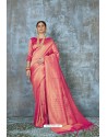 Beautiful Rani Pure Silk Designer Classic Saree
