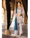 Off White Georgette Party Wear Pakistani Style Suit