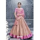 Light Pink Banarasi Silk Heavy Designer Lehenga Choli