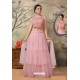 Pink Designer Party Wear Net Lehenga Choli