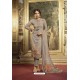 Grey Georgette Designer Printed Straight Suit