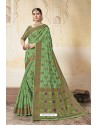 Green Latest Art Silk Party Wear Saree
