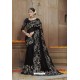 Black Georgette Party Wear Designer Saree